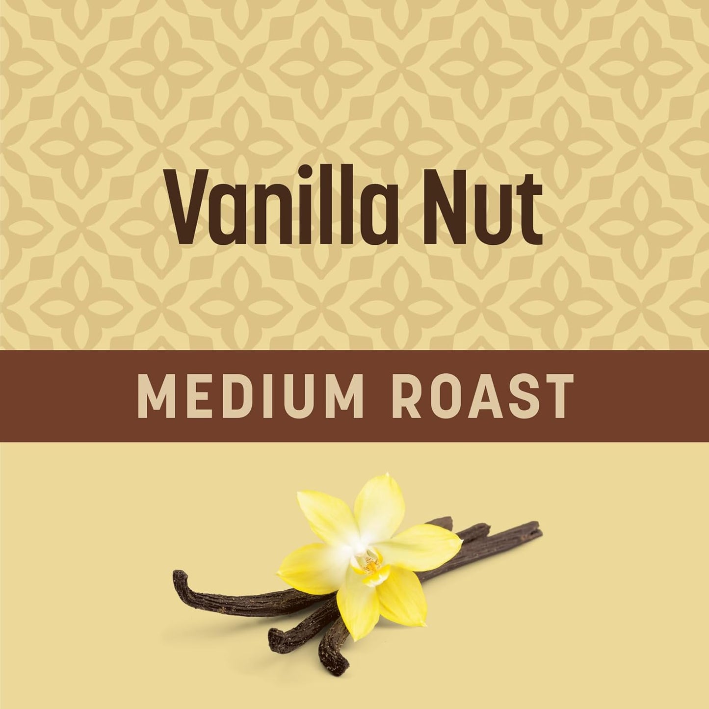 Vanilla Nut Single Serve Coffee Pods, Medium Roast, 55Ct | Compatible with Keurig Coffee Pod Brewers, 100% Arabica Coffee, Convenient Single Serve Brewing, Fresh Brew in Every Cup